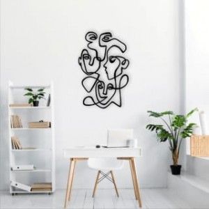 Faces Abstratas 2 - Wall Art Madeira
