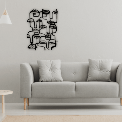 Faces Abstratas - Wall Art Madeira